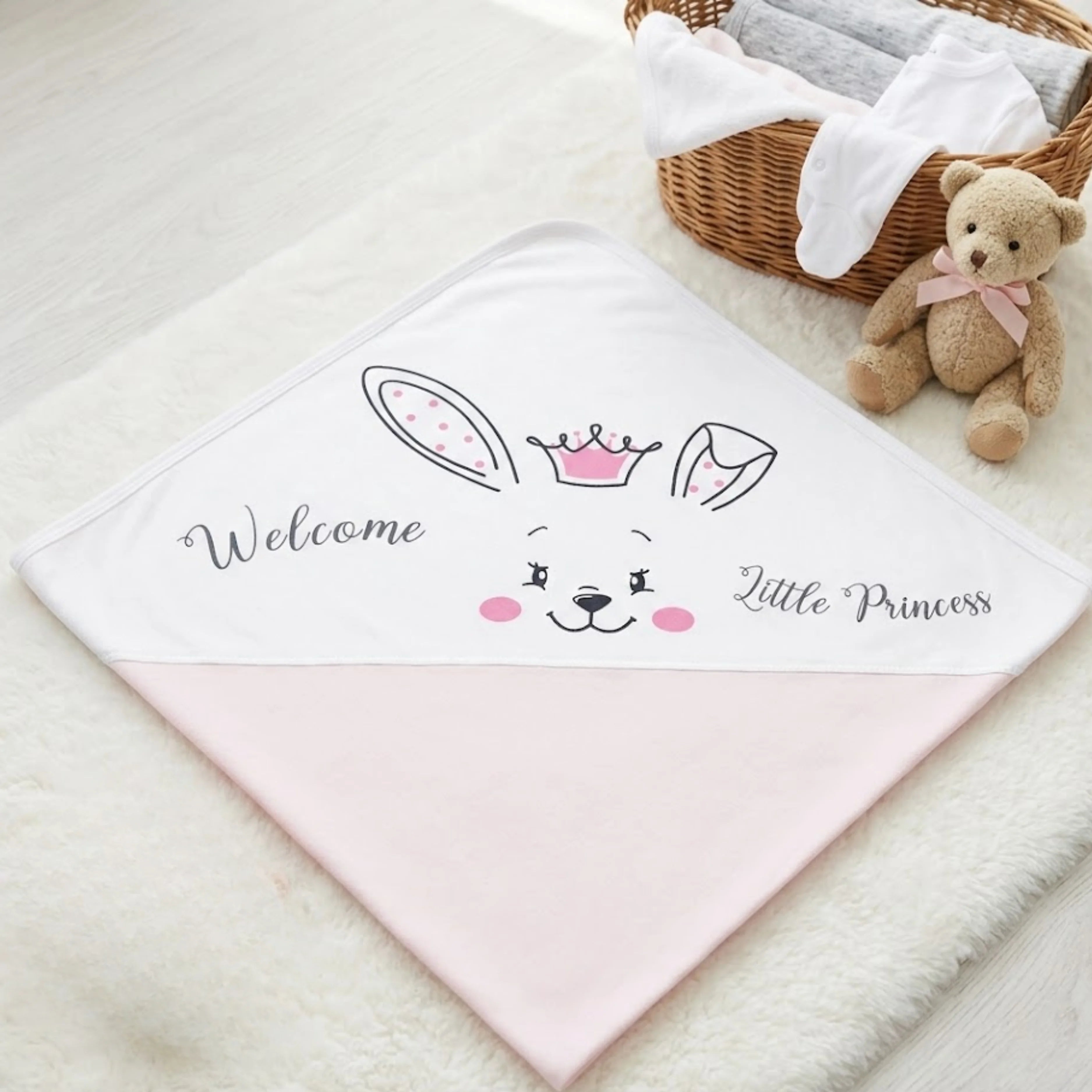 Бебешка Пелена Welcome Little Princess 85х85 См. Rainy