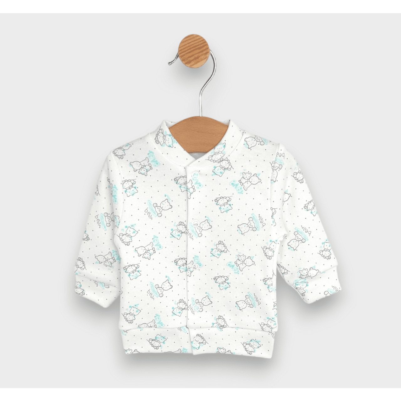 Бебешка Жилетка 48 68 См. Сиви Мечета Baby Rainy