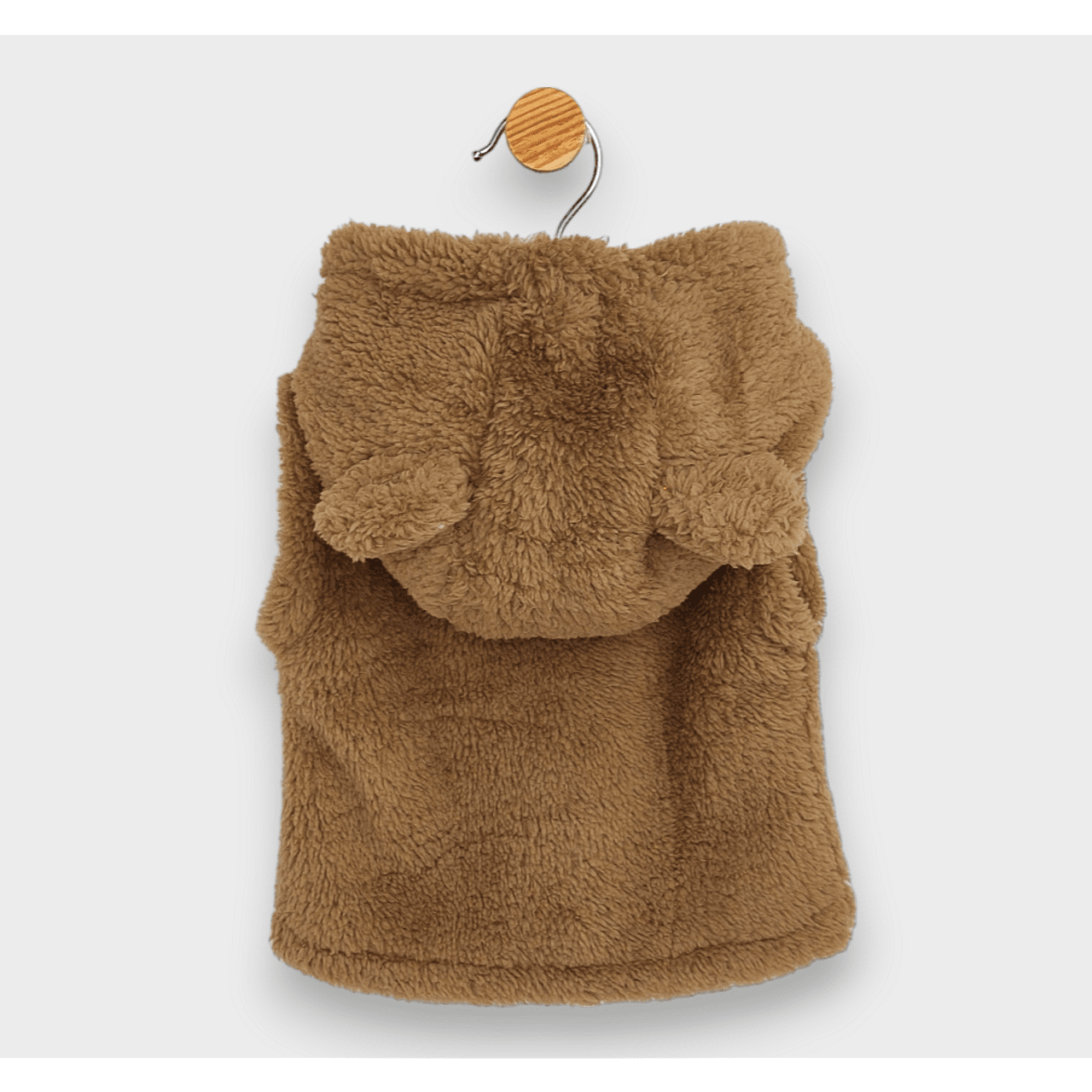 Vestă de ploaie pentru bebeluși cu glugă, 56-80 cm. Maro