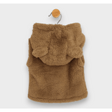 Vestă de ploaie pentru bebeluși cu glugă, 56-80 cm. Maro