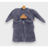 Vestă de ploaie pentru bebeluși cu glugă Bunny 56-80 cm, gri