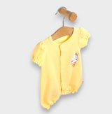 Бебешки Гащеризон Cute Ice Cream С Къс Ръкав 56 80см. Пясък Rainy