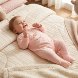 Бебешки Гащеризон Little Lamb С Дълъг Ръкав 56 74см. Бонбон Rainy