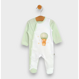 Бебешки Гащеризон С Дълъг Ръкав 48 62см. Green Bear Rainy