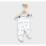 Set 2 piese Rainy Baby 48-68 cm. Ursuleț de pluș albastru
