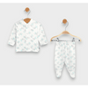 Бебешки Комплект 2 Части 48 68 См. Сиви Мечета Baby Rainy