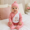 Бебешки Комплект 3 Части 56 68 См. Hello Little One Пудра Rainy