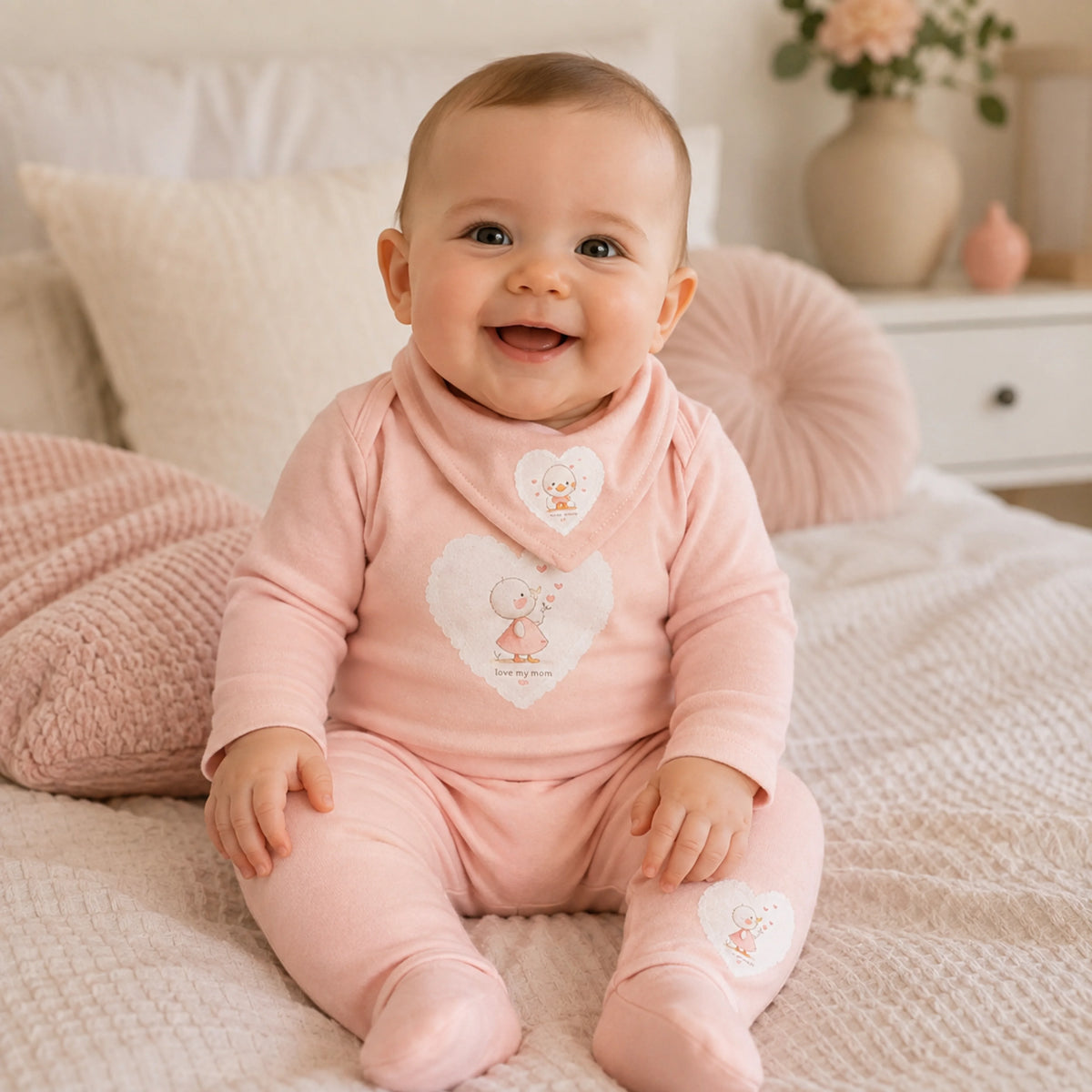 Бебешки Комплект 3 Части My Little Joy 56 68 См. Бонбон Rainy