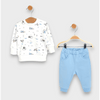 Set de 2 tractoare Rainy Baby, 62-92 cm, albastru