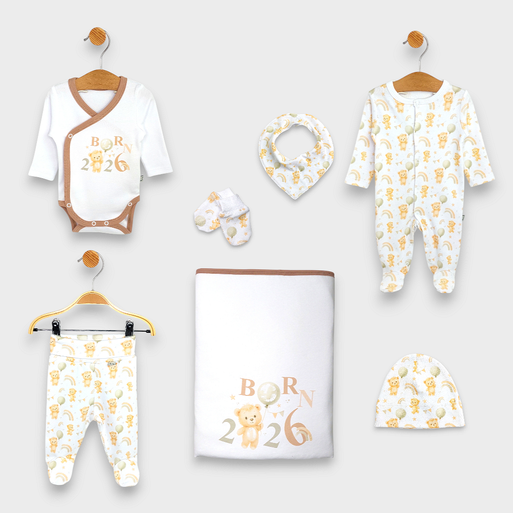Бебешки Комплект За Изписване 7ч. Born 2026 Rainy