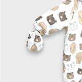 Бебешки Космонавт Bears And Trees 56 86 См. Бял Rainy