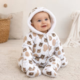 Бебешки Космонавт Bears And Trees 56 86 См. Бял Rainy