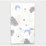 Бебешки Плик За Олекотена Завивка 90х120см Сиви Облаци Rainy