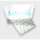 Бебешки Спален Комплект 3 Части 60х120 См. Резедави Облаци Rainy