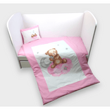 Бебешки Спален Комплект 5 Части Baby Bear One Size Розов Rainy