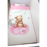 Бебешки Спален Комплект 5 Части Baby Bear One Size Розов Rainy