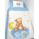 Бебешки Спален Комплект 5 Части Baby Bear One Size Син Rainy
