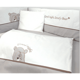 Бебешки Спален Комплект 6 Части С Обиколник 70х140 См. Love Bear Rainy