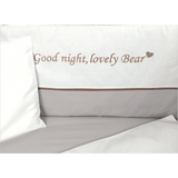 Бебешки Спален Комплект 6 Части С Обиколник 70х140 См. Love Bear Rainy