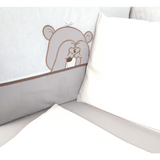 Бебешки Спален Комплект 6 Части С Обиколник 70х140 См. Love Bear Rainy