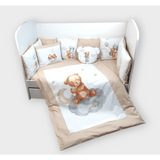 Бебешки Спален Комплект 7 Части Baby Bear One Size Бежов Rainy