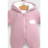 Бебешки Ватиран Гащеризон Облаче 56 80 См. Лилав Rainy
