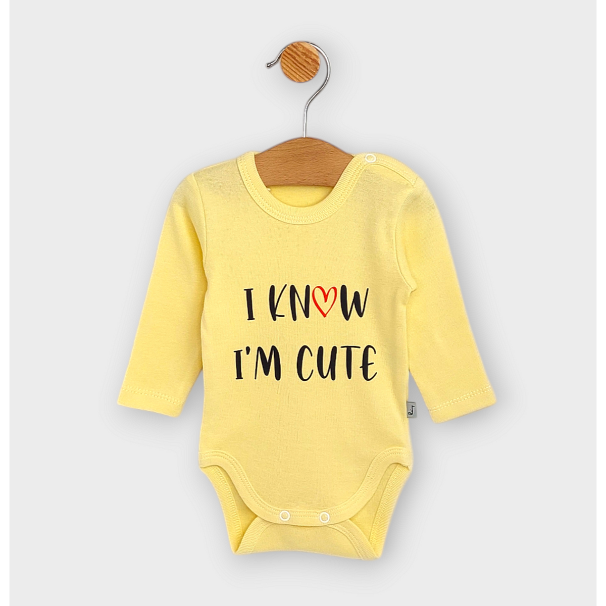 Бебешко Боди С Дълъг Ръкав 48 86см. I'm Cute Rainy