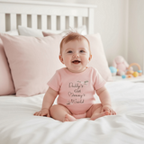 Бебешко Боди С Къс Ръкав 48 86см. Daddy's Girl Rainy