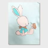 Бебешко Боди Със Странично Закопчаване 48 68см. Rabbit And Butterfly Rainy