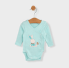 Бебешко Боди Със Странично Закопчаване 48 68см. Rabbit And Butterfly Rainy
