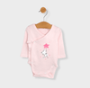 Бебешко Боди Със Странично Закопчаване 48 68см. Cat And Star Rainy