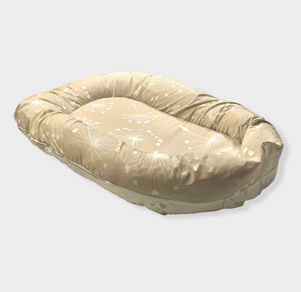 pentru nou-născuți ace Rainy Baby Nest For Newborn 3In1 Bej Dandelions,