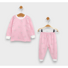 Детска Пижама С Дълъг Ръкав Мече 74 110см. Розов Rainy