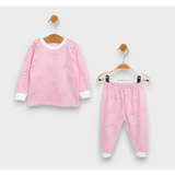 Детска Пижама С Дълъг Ръкав Мече 74 110см. Розов Rainy