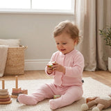 Детски Комплект 2 Части 48 62 См. Розов Rainy