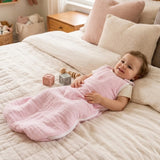 Детско Спално Чувалче От Муселин Мече Розов Rainy
