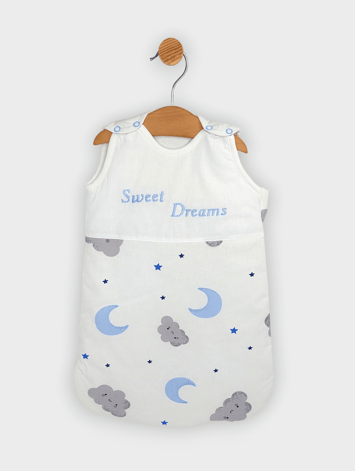 Детско Спално Чувалче Sweet Dreams Сиви Облаци Rainy