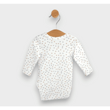 Set body Rainy 2 piese 56 - 68cm Gri și bej Stele / Cacao cald