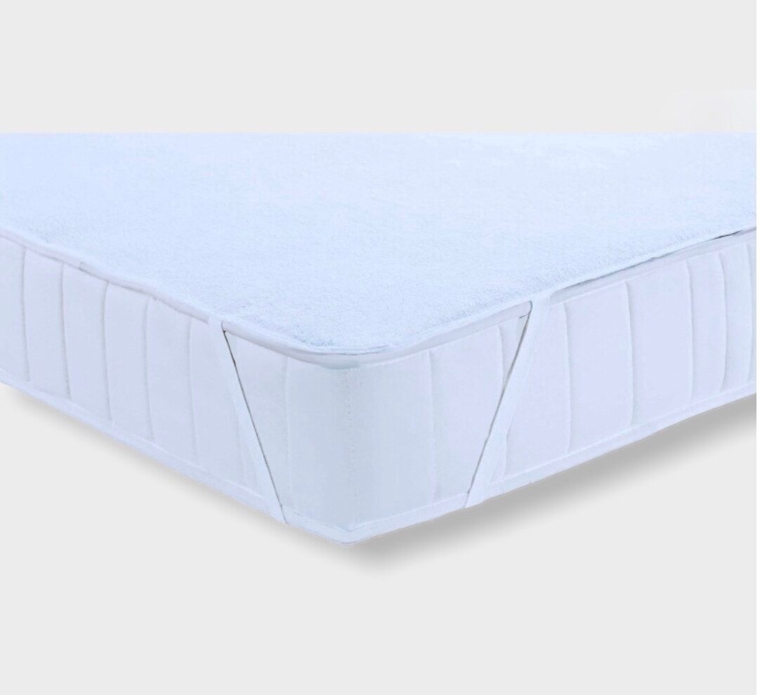 Protecție saltea bebeluși impermeabilă Rainy 65x110 cm cu 4 benzi elastice
