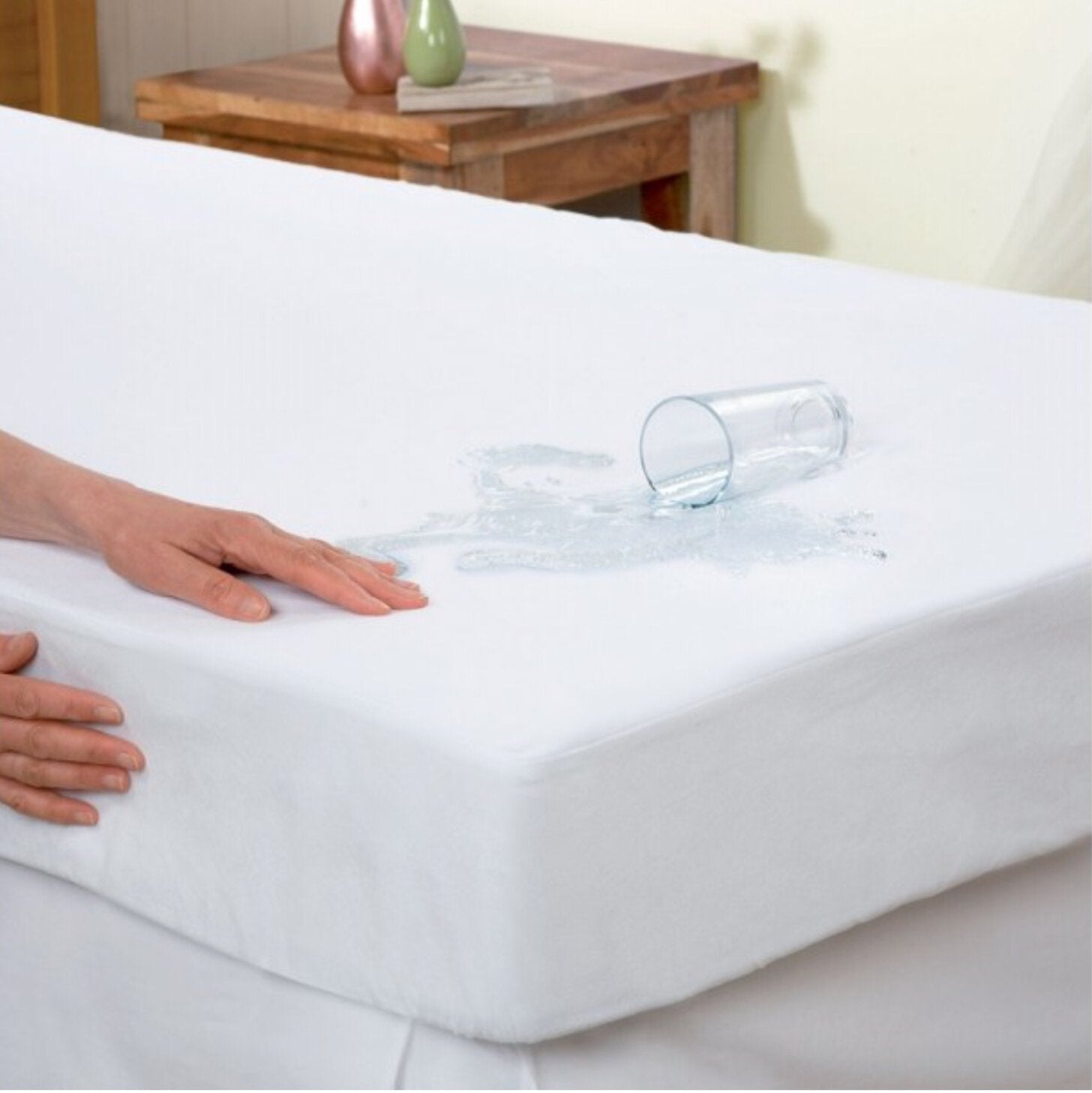 Protecție saltea bebeluși impermeabilă Rainy 60X120 tip elastic