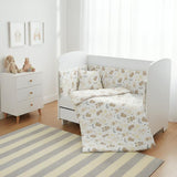 Обиколник За Бебешка Кошара 60х120 См. Мече С Балони Rainy