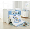 Обиколник За Бебешка Кошара 60х120 См. Синьо Мече Rainy