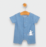 Premium Бебешки Гащеризон Boy 56 80см. Деним Rainy