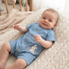 Premium Бебешки Гащеризон Boy 56 80см. Деним Rainy
