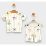 Set pentru bebeluși Rainy Premium 2 piese Elefanți 62-92cm. Verde