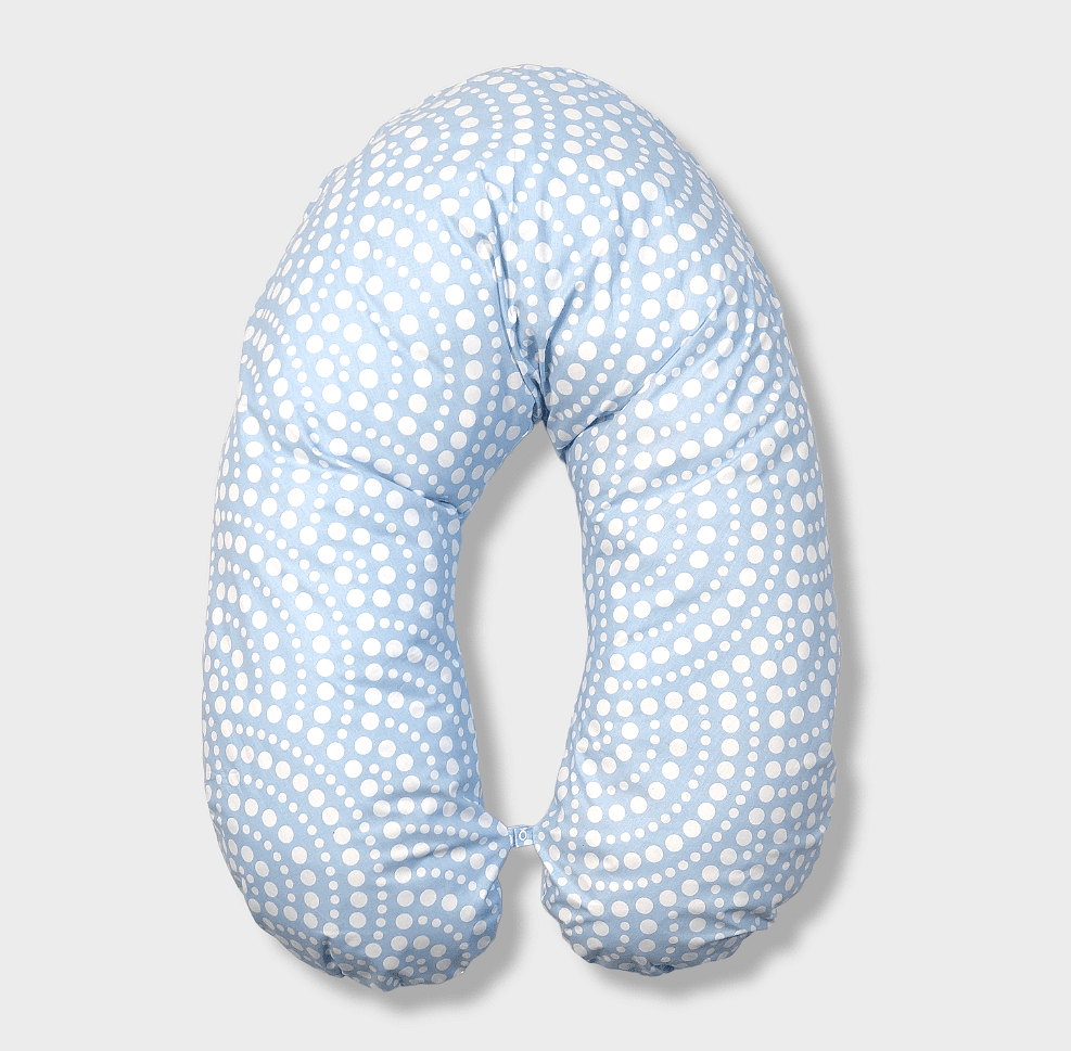 Pernă de maternitate și alăptare Rainy Basic White Dots