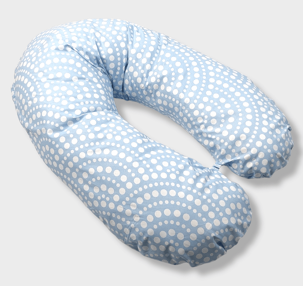 Pernă de maternitate și alăptare Rainy Basic White Dots