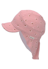 Розова Детска Шапка С Козирка И Платка На Врата, Uv 50+, 55 См. 4 6 Г. Sterntaler