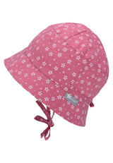 Розова Памучна Шапка С Щампа На Цветя, Uv 50+, 53 См. 2 4 Г. Sterntaler