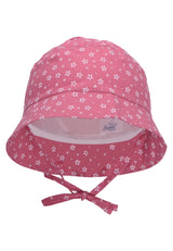 Розова Памучна Шапка С Щампа На Цветя, Uv 50+, 53 См. 2 4 Г. Sterntaler